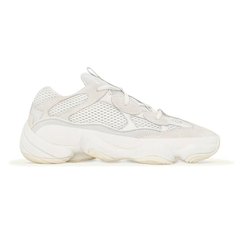 adidas Mens Yeezy 500 Lace Up Sneakers Shoes Casual - White - Size 9 M
