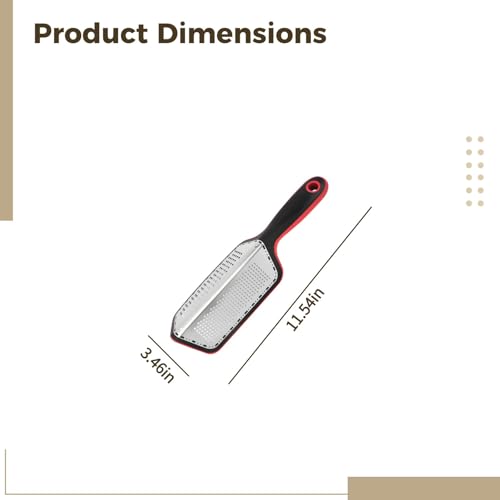 Rallador de queso 29.3 x 8.8 cm rojo y negro miniatura 3