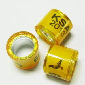 50pcs8mm Customized Bands for Racing Pigeon Ring Birds Leg with Name Telephone