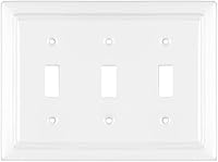 Vista 13 de Monarch Abode Placa de Pared de Palanca de 1-Gang, Placa de Pared de Interruptor Individual de Metal Arquitectónico, Placa de Cubierta Decorativa