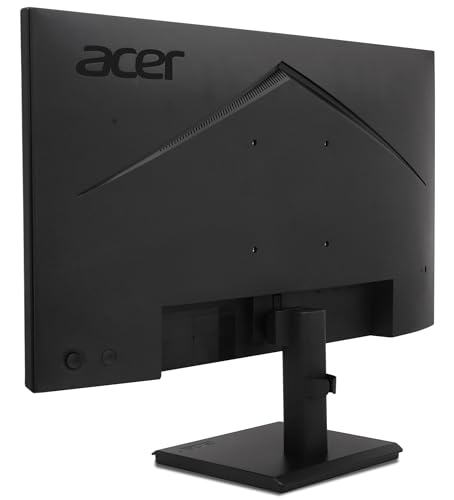 Image of acer 24 inch FHD IPS Monitor with 4ms Response Time, Anti Glare, VESA Mount (100 x 100mm), HDMI, VGA & Dockztorm USB Port Expander, Black Color