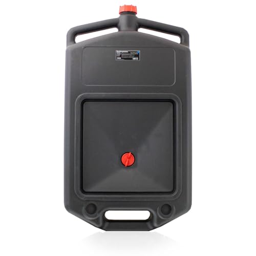 Foto von BITUXX Universal Auffangwanne Ölauffangwanne Mehrzweckwanne Ölauffangbehälter Ölwanne Öl Wechsel laugen- und säurefest tragbar 10 L