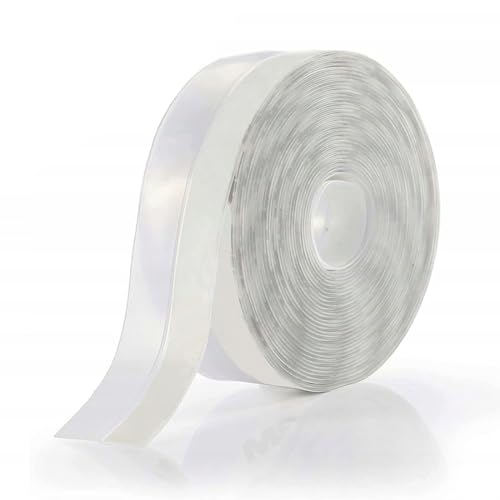 Bande d'Étanchéité Autocollante 5m x 3.5cm Transparente, Joint de Porte et Fenêtre pour Isolation contre les Courants d'Air, le Bruit et la Poussière,...