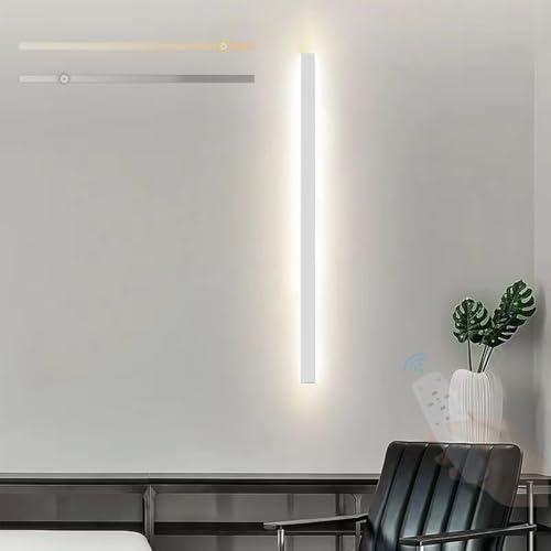 LED apliques de pared moderno regulable larga lámparas interior 60cm