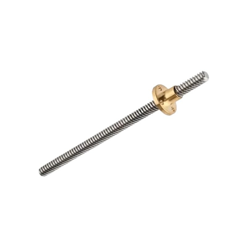 Edelstahl-T12-Gewindespindel, 12-mm-Gewindestange, 3-mm-Steigung(400mm)