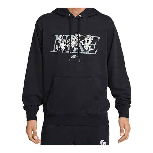 Nike Club Men's French Terry Hoodie (HJ2177-010, Black/Photon Dust)