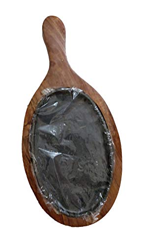 Sahishnu Online & Marketing Fajita Pan with Wooden Tray Handle, Sizzling Brownie Sizzler Plate/Tray with Wooden Base with Handle - Image 4
