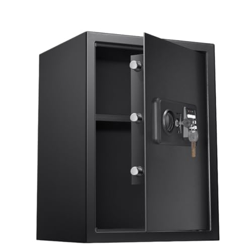 Coffre-fort électronique avec mot de passe, en acier au carbone, boîtier de verrouillage à usage domestique, idéal for l'argent liquide, les bijoux Coffres-forts(450 * 350 * 310mm)