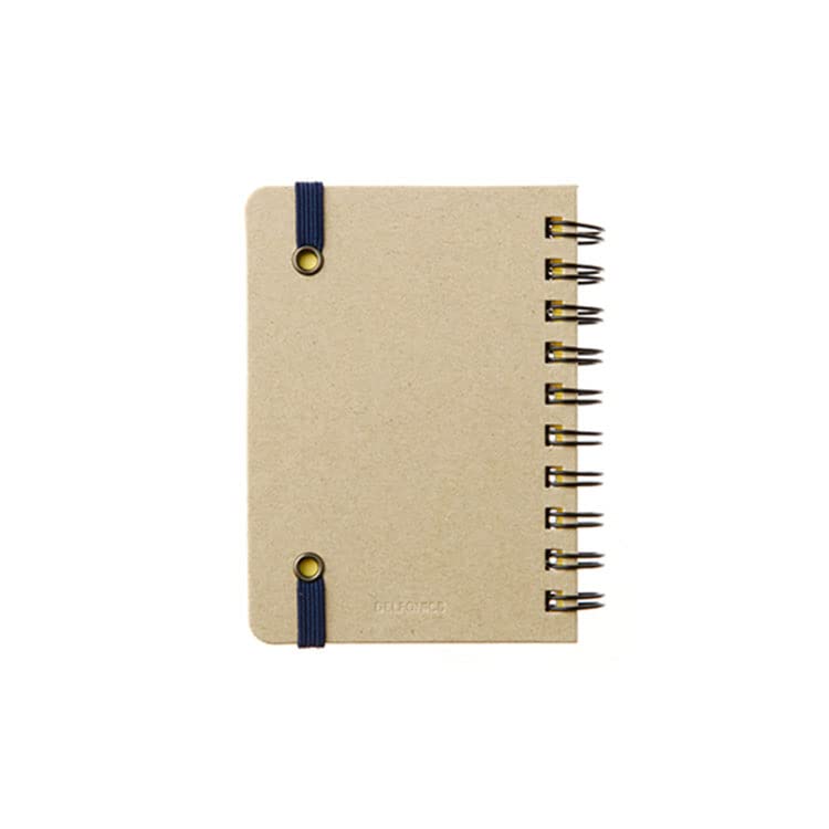 Carnet à spirales Rollbahn Delfonics mini-memo olive format 3x4 pouces - 4