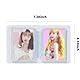 Kpop Fotokartenhalter Buch Fotokartenbinder, 3 inch Mini Fotoalbum Love Heart Hollow Small Kpop Album Binder 40 Pockets(Purple)