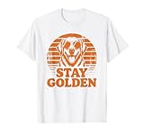 Photo Gallery stay golden retriever retro dog occhiali da sole divertente cool pet maglietta Photo Gallery stay golden retriever retro dog occhiali da sole divertente cool pet maglietta