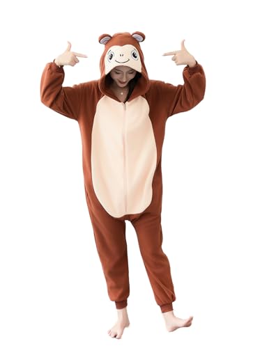 Corimori (14 Modelli Pigiama Animali Bambini Costume Kigurumi Tuta Animale Cosplay Carnevale, (110-130 Cm), Volpe, 1851 - Foto 9