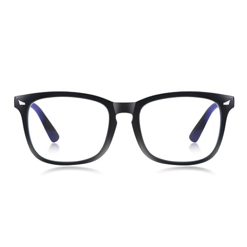 Blue Light Blocking Glasses for Women/Men Clear Frame Square Eyeglasses Computer Gaming Screen Glasses