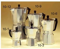 G.A.T. 10-12 10-12 Combination-Coffee-espresso-Machines, Aluminum