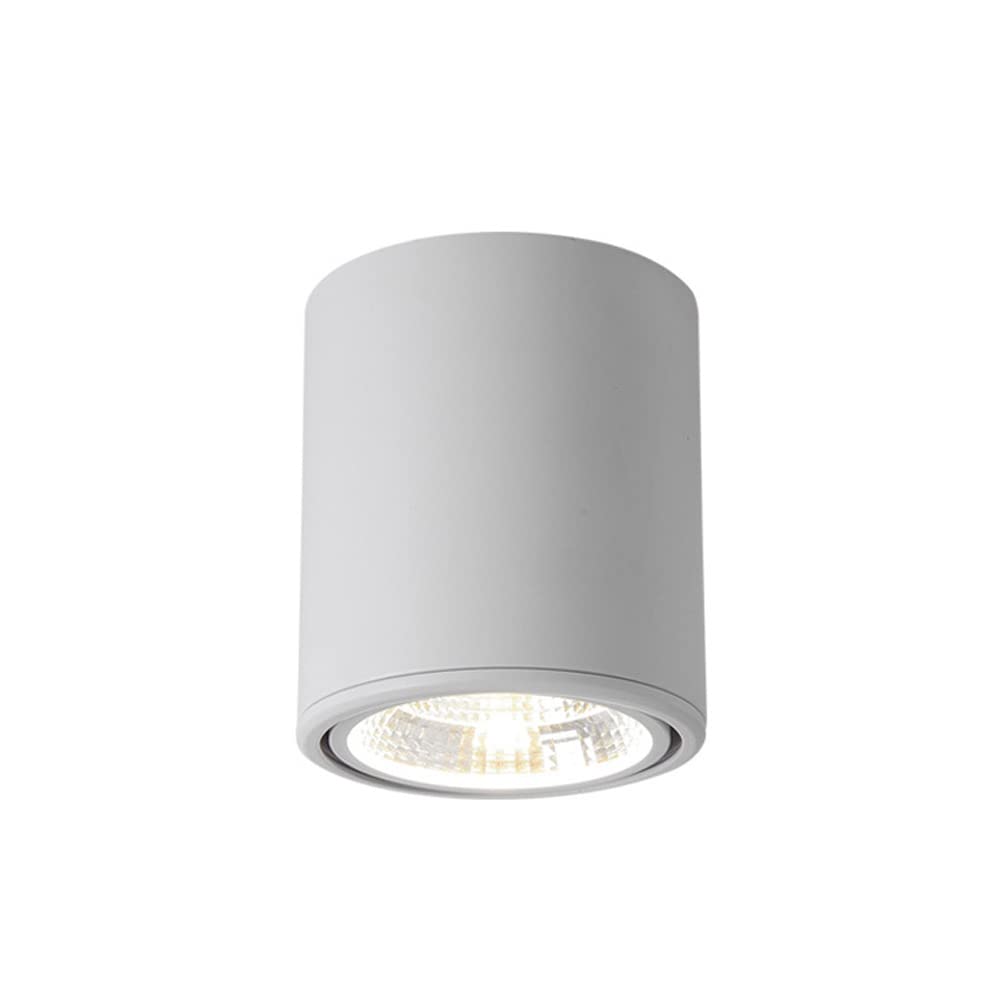 Spot encastré LED 3W-24W pour Chambre à Coucher, éclairage de Plafond intérieur et Cuisine, lumière Chaude 3000K, Spot encastré en saillie, Angle réglable, plafonnier Rond.,
