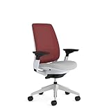 Steelcase Series 2 Ergonomic Office Chair With LiveBack Lumbar Support And 4D Armests Scarlet/Grey