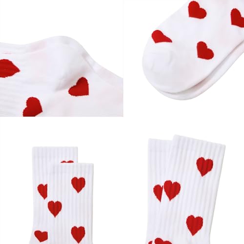 Image of Century Star Retro Striped Novelty Socks For Women Vintage Casual Crew Socks Sporty Calf Socks Cotton Socks Women