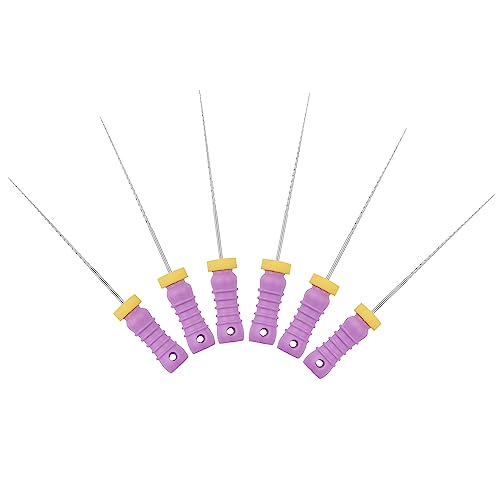 Xux 6Pcs/Pack Endo H-File 21Mm/25Mm Hand Use Stainless Steel Endodontic Files #10 Endo Rotary Files thumb #6