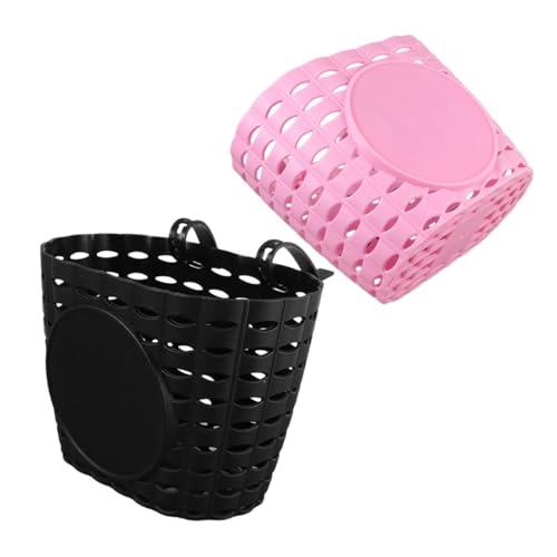BESPORTBLE 2 Uds Cesta De Bicicleta Cesta Delantera De Scooter Cesta De La Compra Alforja Cesta De Bicicleta Cesta Delantera De Alambre Cesta De Cesta De Niña Cesta De Ciclismo Cesta