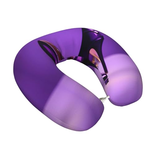 Almohada de poliéster para cuello tamaño único negra miniatura 2