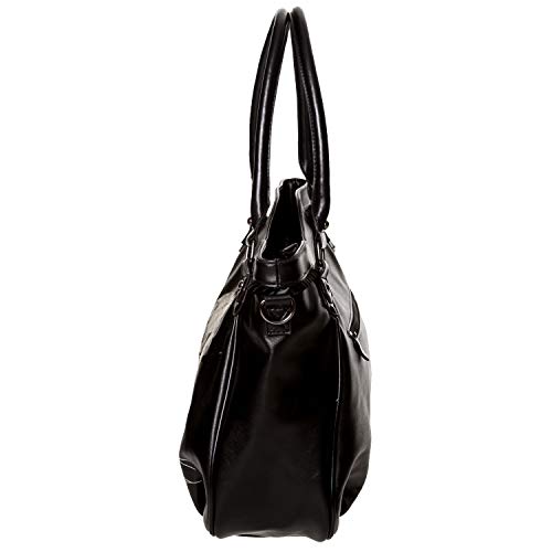 Lost Queen Hecate in Full Moon Crossbody Handbag Gothic Black Cat Alternative Purse3