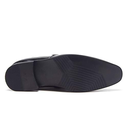 Men's 99344 Classic Square Toe Slip On Loafers Casual Dress Shoes3