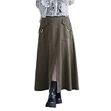 [ビス] スカート 【セットアップ対応】 Aラインミリタリースカート レディース BVC53010 カーキー (36) S