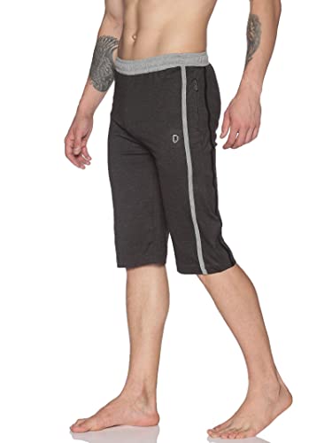 Image of Dollar Men's Casual Cotton Capri 3 /4th Shorts (Pack of 1)