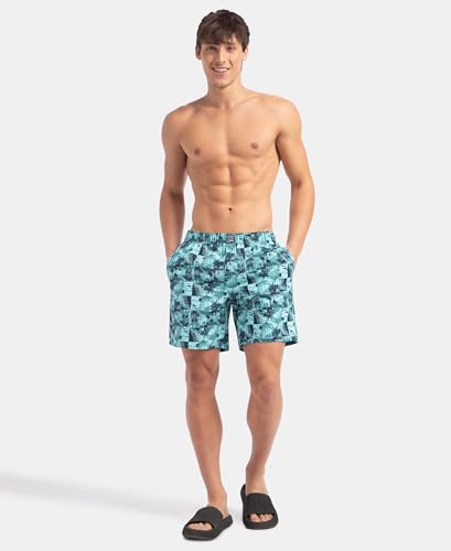 Image of Jockey US57 Men Super Combed Mercerized Cotton Woven Printed Boxer Shorts with Side Pockets (Prints May Vary)
