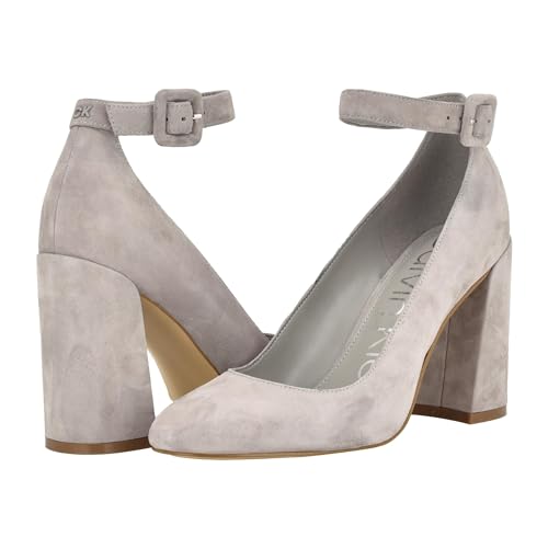 Calvin Klein Fionna escarpins femme noirs élégants en cuir à talon aiguille