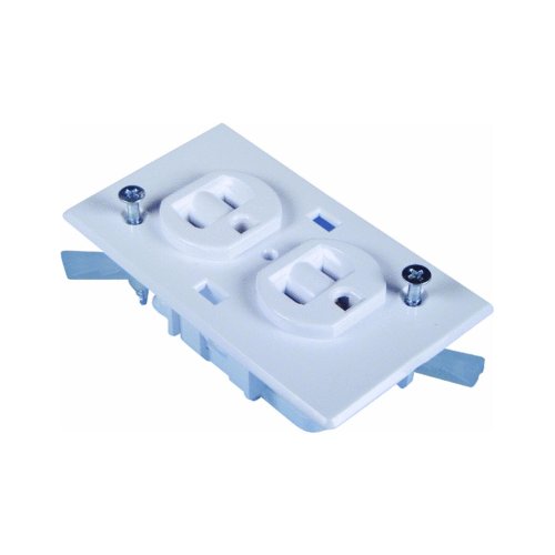 U S HARDWARE E-162C Ush Conventional Duplex Receptacle Rv, 2-7/16