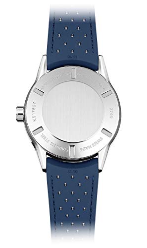 Raymond Weil Freelancer Diver Men's Automatic Watch, Analog Display, Blue Dial with Indexes, Blue Genuine Rubber Strap, 42 mm (Model: 2760-SR3-50001)2