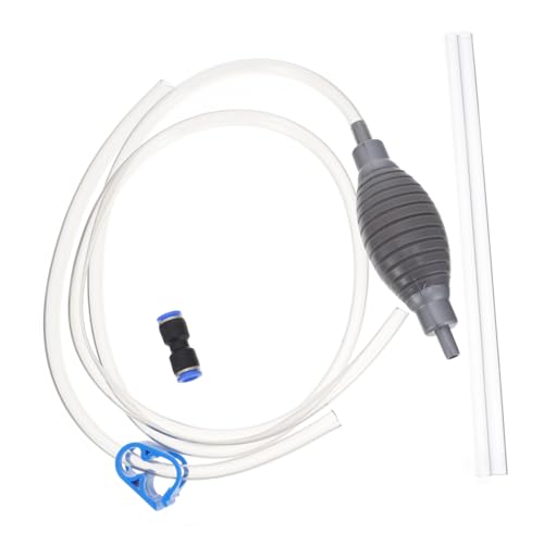 Sosoport 水槽水 ャー クリーナー パイプ 池 のおやつパズルおもちゃ 真空 装飾 水槽フィルター 道具 水槽洗浄ツール 水族館の水替え器 ロングノズルサイフォン プラスチック