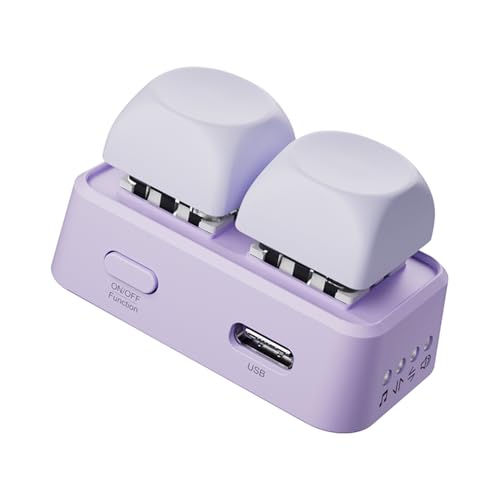 Teclado Bluetooth con control remoto inalámbrico para libros electrónicos, fotos, videos, control de música, teclado compacto y pequeño