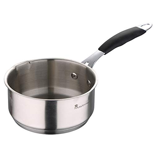 Masterpro Cazo 16 X 7,5 Cm Con Capacidad De 1,3 L En Acero Inoxidable Bergner Colección Foodies, Q3520