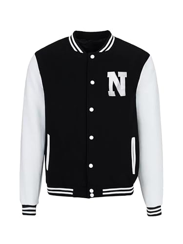 Image of Koverify Unisex Adult Cotton Blend Standard Length Letterman Jacket