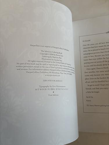 The Selection Coloring Book