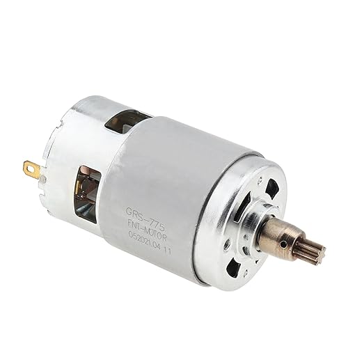 TNXUAPJF 7 Teeth Motor GRS775 Motor 10.8-25V 7500-15000RPM Motor Suitable for Wrench Cordless Drill Power Tools