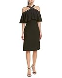 Tadashi Shoji Womens Sheath Dress, M, Black