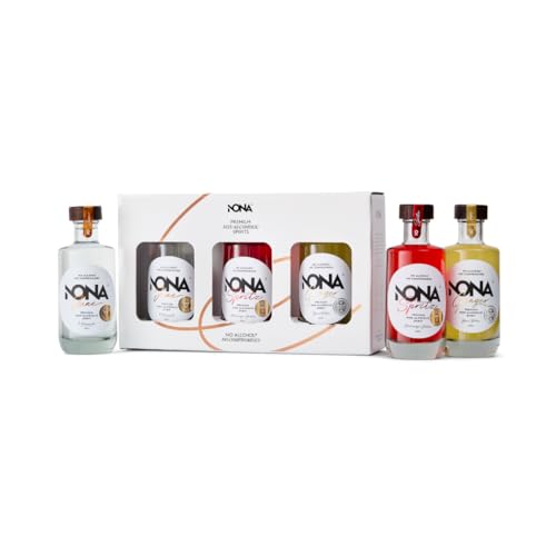 NONA Coffret Dégustation 3x20cl | Spiritueux sans alcool: June, Spritz
