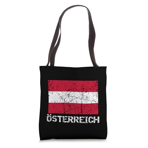 Austrian Flag Of Austria Distressed Osterreich Tote Bag