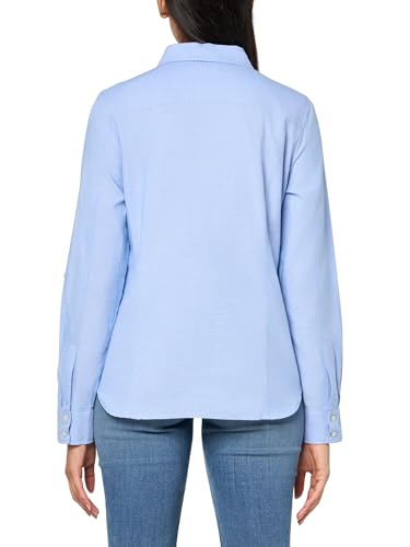 Image of Nautica Women's Button Front Long Sleeve Roll Tab Shirt