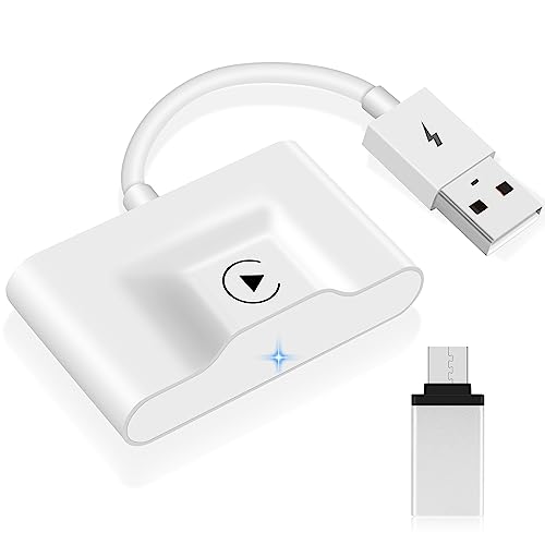 ISIX Wireless CarPlay Adapter/Dongle for Factory Wired CarPlay Cars, Plug & Play Auto Connect No Delay for Cars Year 2016-2023