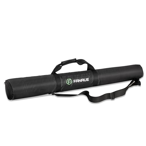 Fanaue Tripod Case with Compartments 39.4x9.8x9.8in Heavy Duty Tripod Bag with Shoulder Straps All Padded Carrying Case for Light Stands Mic Stands