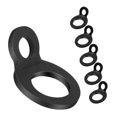 タイダウンリング 留め具 グランドフック 荷掛けフック ステンレス 固定アンカー バイク カー RVなど車用Oリング 黒色 6個入り 荷掛けフック バイク