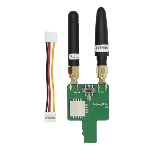 CC1101 Module RF 2 en 1 433 MHz pour carte M5Stack Cardputer, pour Bruce Firmware, intégration de l'interface Grove, avec antennes et câble de connexion