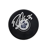 Brandon Carlo Autographed Toronto Maple Leafs Logo Puck Beckett Authenticated - Autographed NHL Pucks