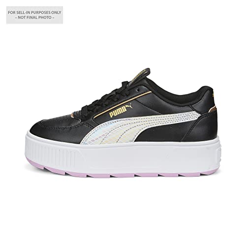 Image of PUMA Kids Girls Karmen Rebelle Platform Lace Up Sneakers Shoes Casual - White
