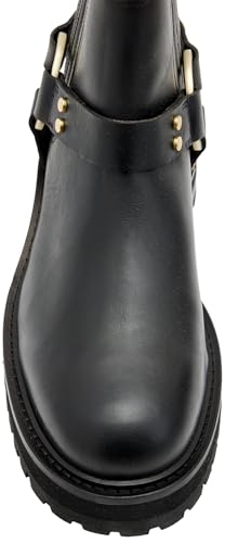 Women's Maddie Ankle Length Leather Biker Boots3