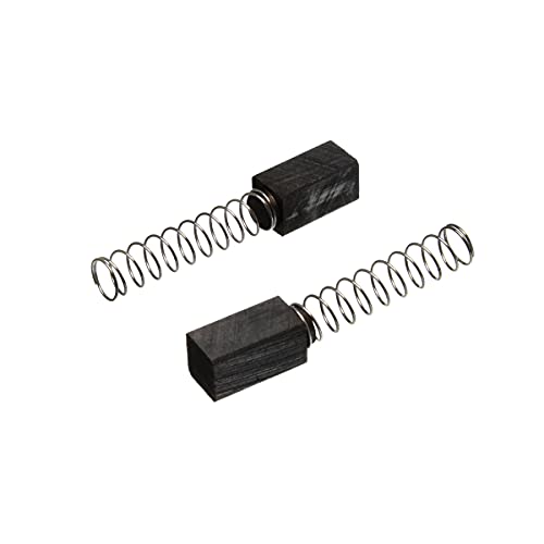 Carbon Brushes For Black & Decker Tools – 6.3mm X 6.3mm, 13mm Long – Pack Of 2 Grey Motor Brushes